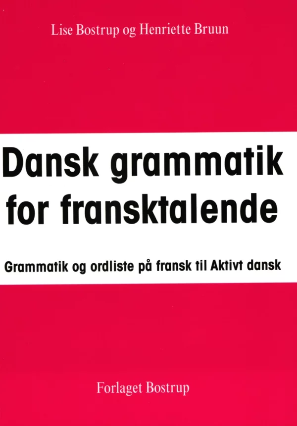 Dansk grammatik for fransktalende