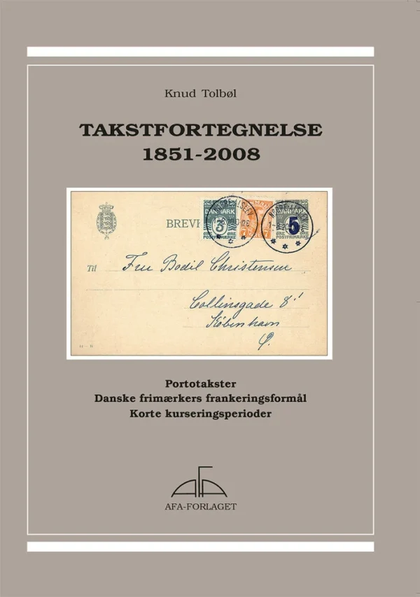 Takstfortegnelse 1851-2008