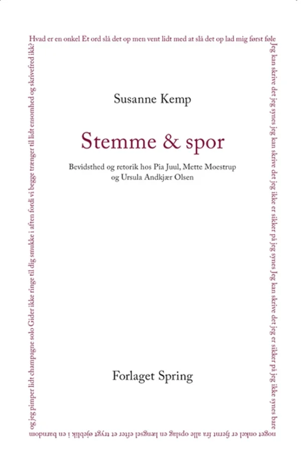 Stemme & spor