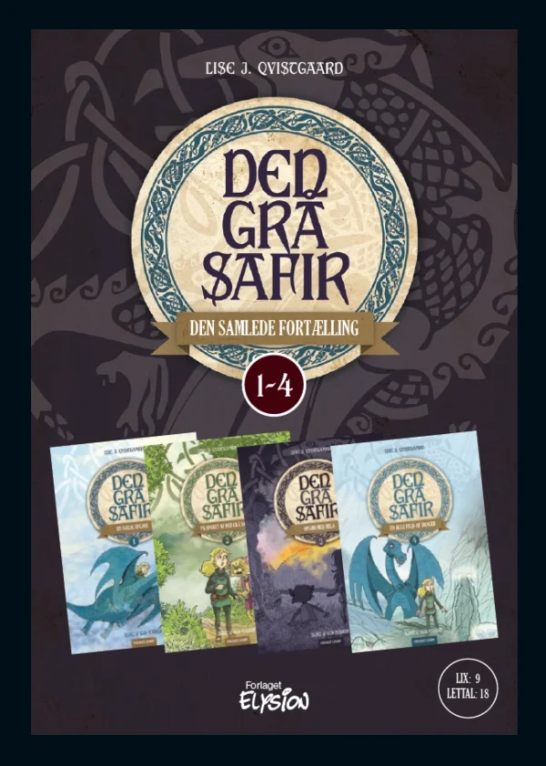 Den Grå Safir 1-4 - samlebind