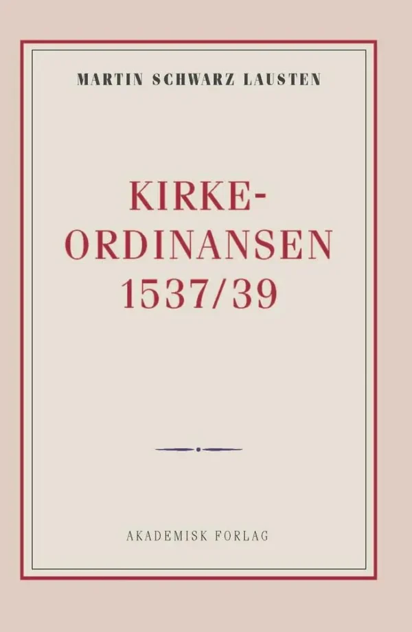 Kirkeordinansen 1537/39