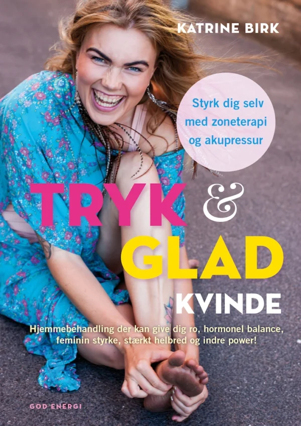 Tryk & glad kvinde