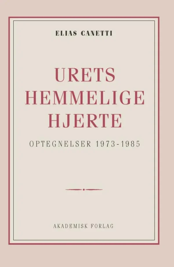 Urets hemmelige hjerte: optegnelser 1973-1985