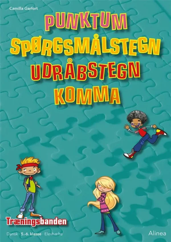 Punktum, spørgsmålstegn, udråbstegn, komma