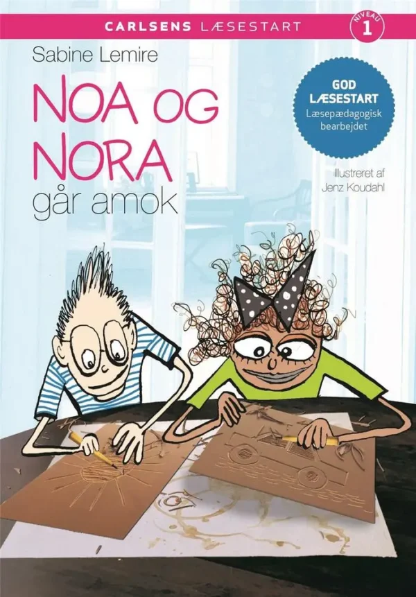 Carlsens læsestart - Noa og Nora går amok