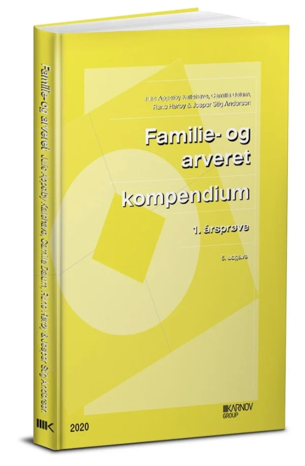 Familie- og arveret, 1. årsprøve