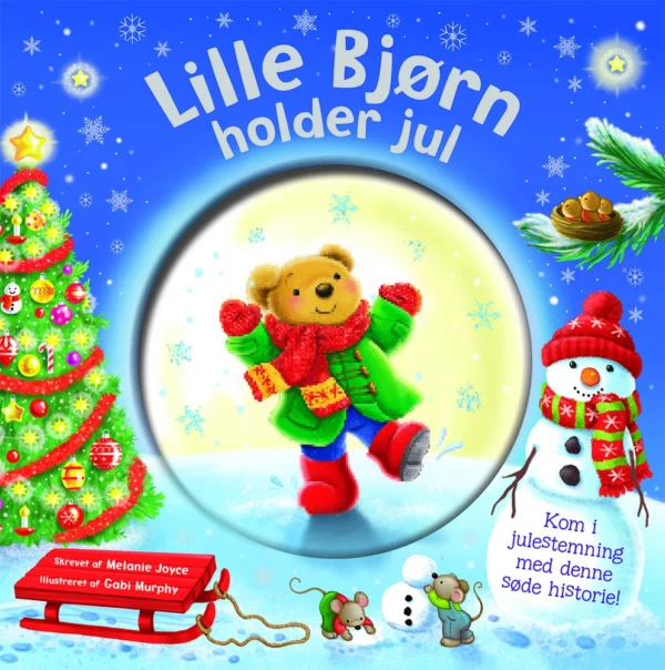 Lille bjørn holder jul