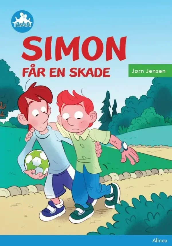 Simon får en skade, Blå læseklub