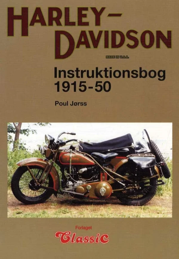 Harley-Davidson Instruktionsbog 1915-1950