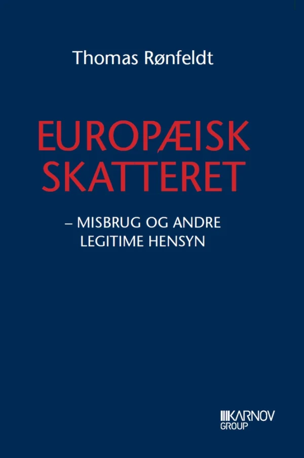 Europæisk skatteret I