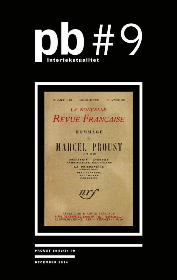 Proust Bulletin no. 9 (PB # 9)