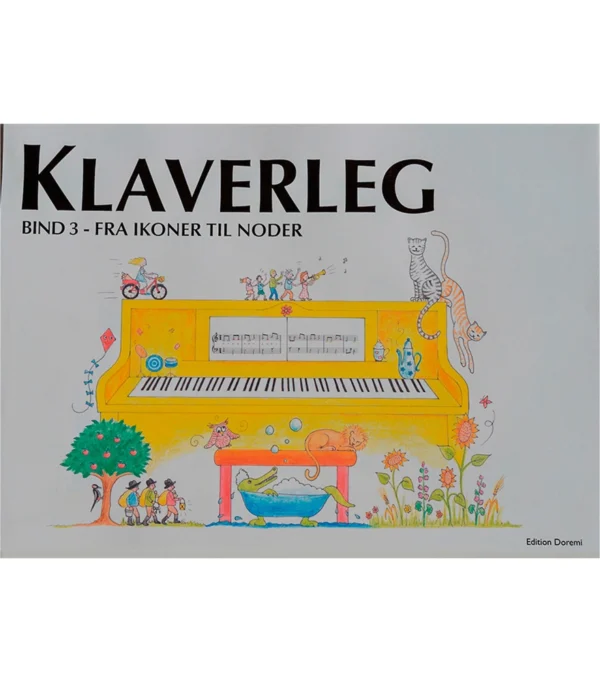 Klaverleg bind 3 - fra ikoner til noder (gul)