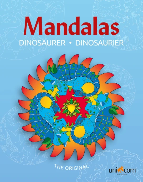 Mandalas med Dinosaurer