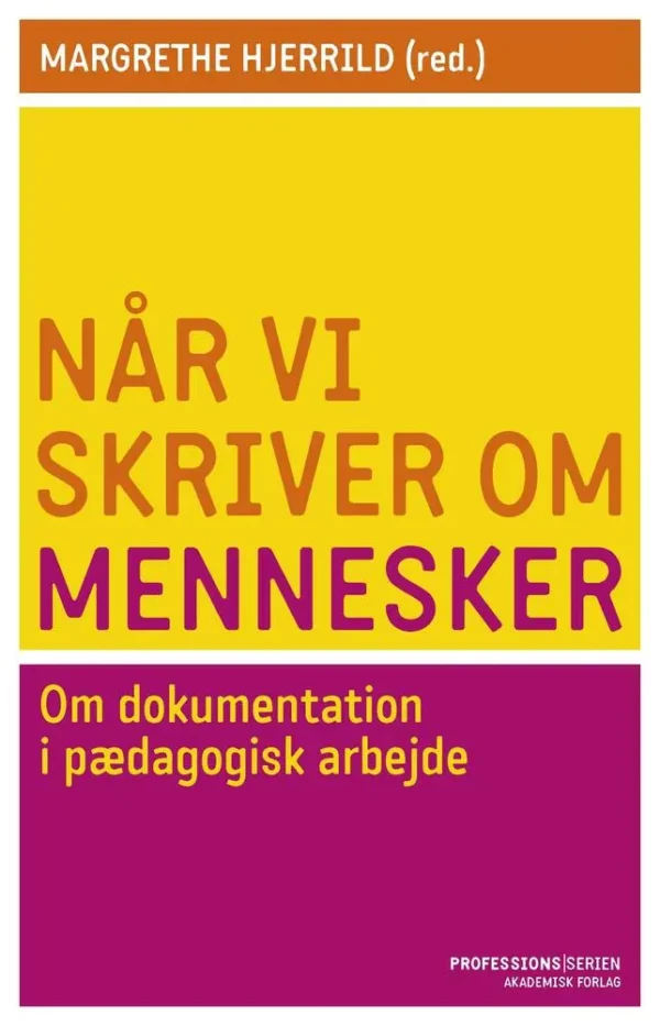 Når vi skriver om mennesker