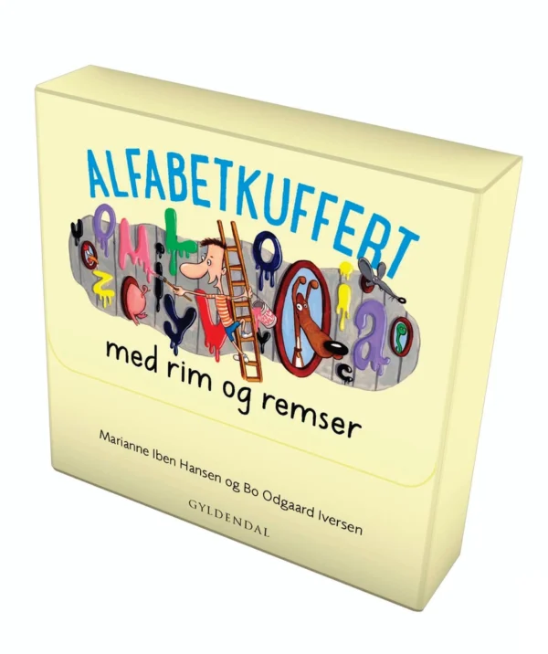 Alfabetkuffert med rim og remser