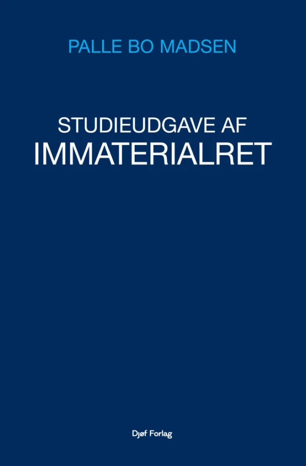 Studieudgave af Immaterialret