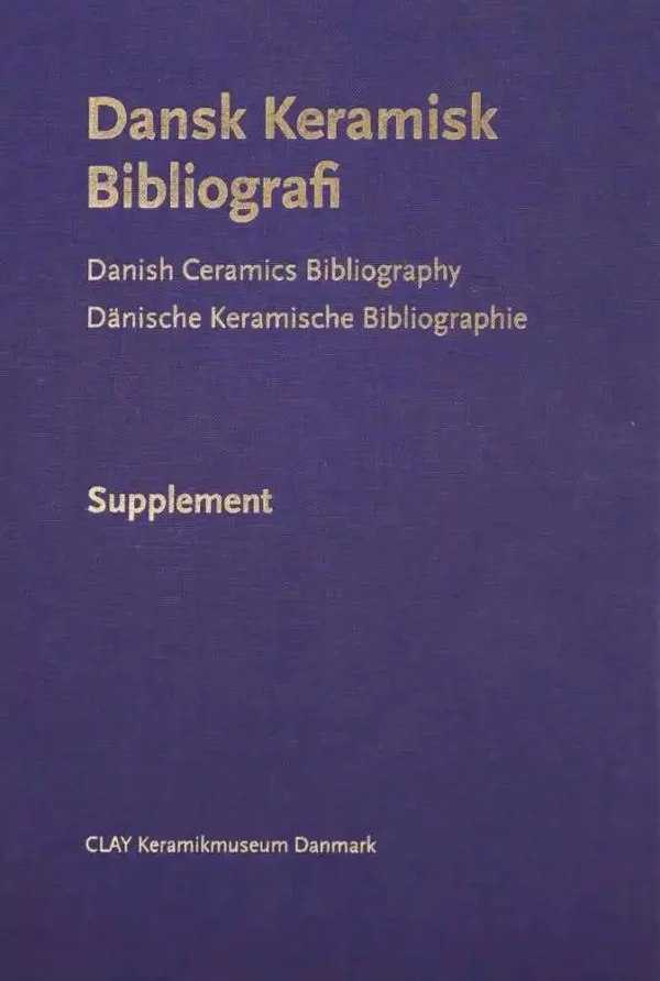 Dansk Keramisk Bibliografi - Supplement